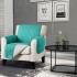 Cubre Sofa Sillon Protector Reversible 1 Cuerpo Cobertor Color Variante TURQUESA