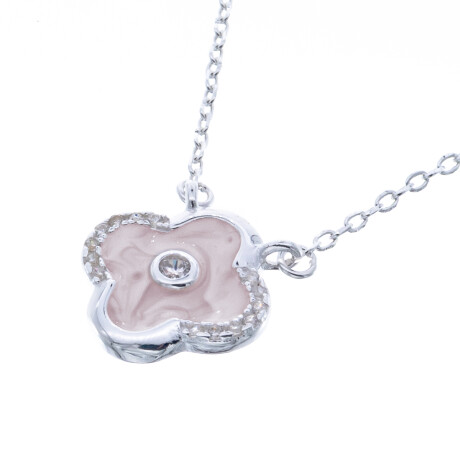 Conjunto de cadena y dije de plata 925 con resina y circonias. Conjunto de cadena y dije de plata 925 con resina y circonias.