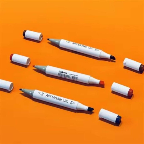 Set De 80 Marcadores Doble Punta En Caja