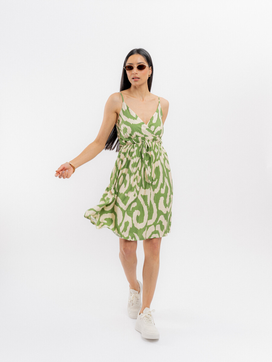 Solera estampada - verde 