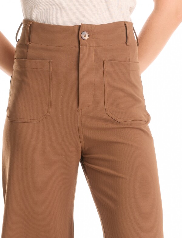 Pantalon Wide Leg MARRON