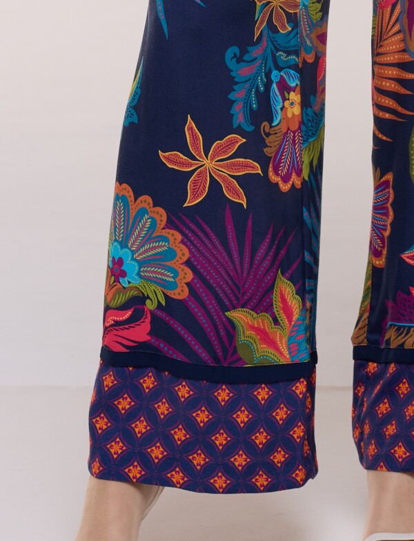 Pantalón Pull On Printed AZUL/MULTI