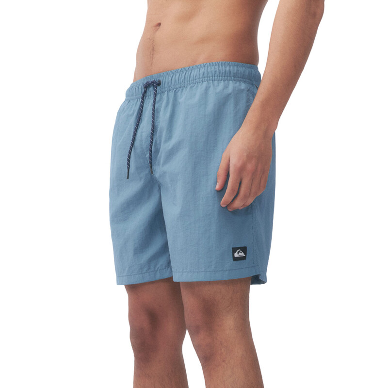 Short Hombre Quiksilver Salvador Azul Piedra