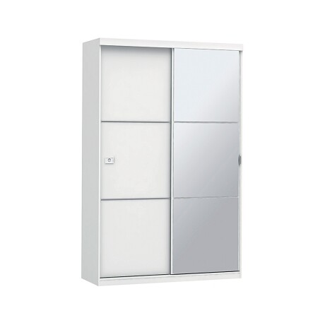 PLACARD ROPERO 2 PUERTAS MDP BLANCO S742