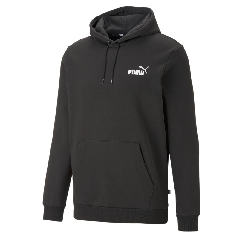 Abrigo Ess+2 Col Small Logo Hoodie Felpa de Hombre Negro
