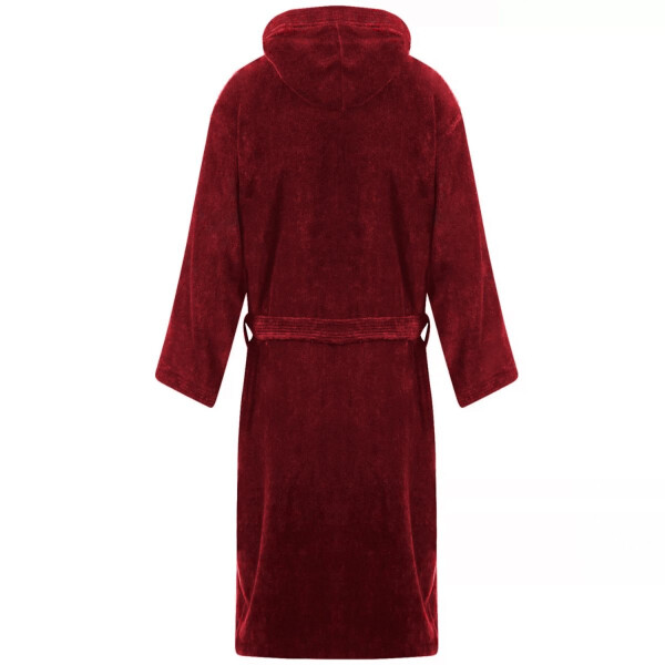 Bata de Baño Salida Ducha Tela Sherpa Suave Adulto Unisex Variante Color Bordo