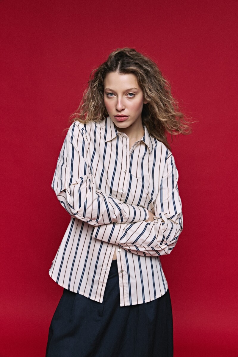 CAMISA VIÑAS Beige