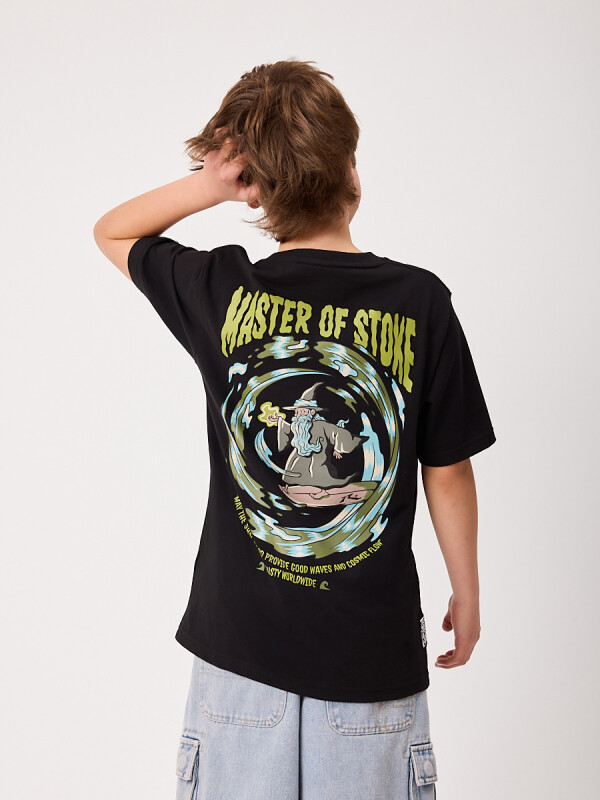 T-SHIRT ROGERS TEEN RUSTY Negro