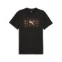 Polo Running Graphic Nitro Tee Hombre Black