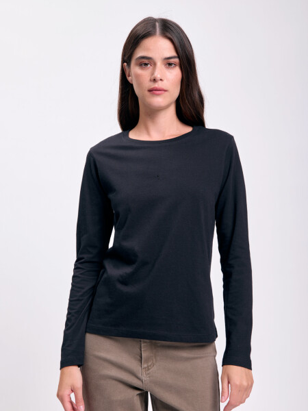 Remera básica Negra