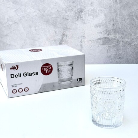 Juego De 6 Vasos Vidrio Sun 320ML Juego De 6 Vasos Vidrio Sun 320ML