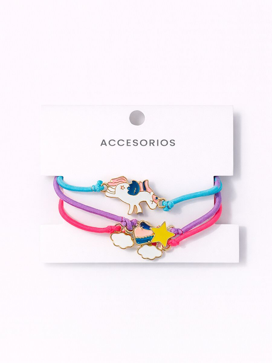 PULSERA PACK X3 - MULTICOLOR 