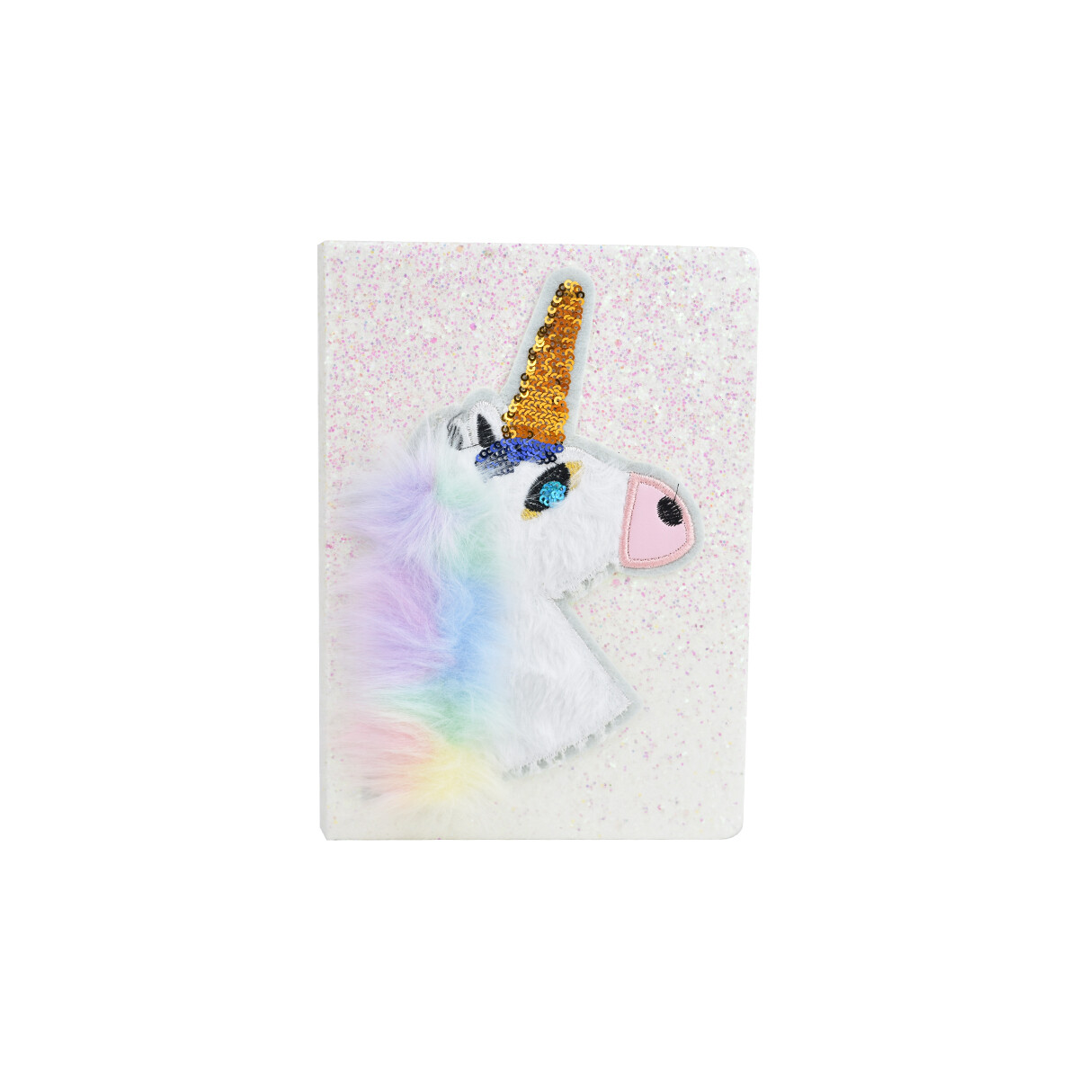 Cuaderno Unicorno Con Brillos 