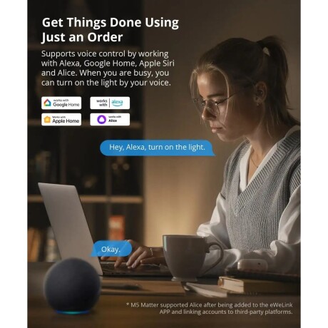 Interruptor Int. Sonoff M5 1 Gang Matter Blanco 001