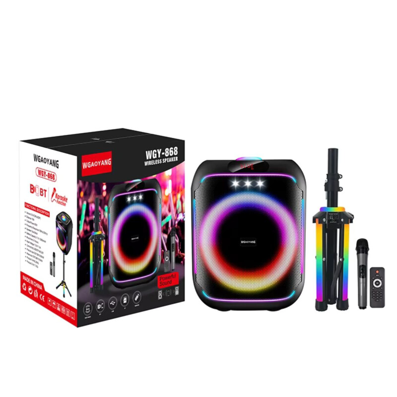 Parlante con Pie Luminoso Parlante con Pie Luminoso