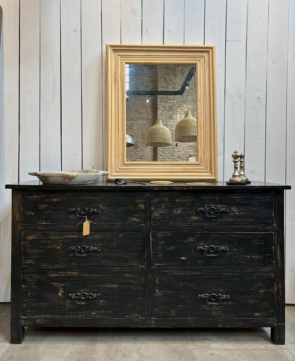 Aparador Madera Negro 