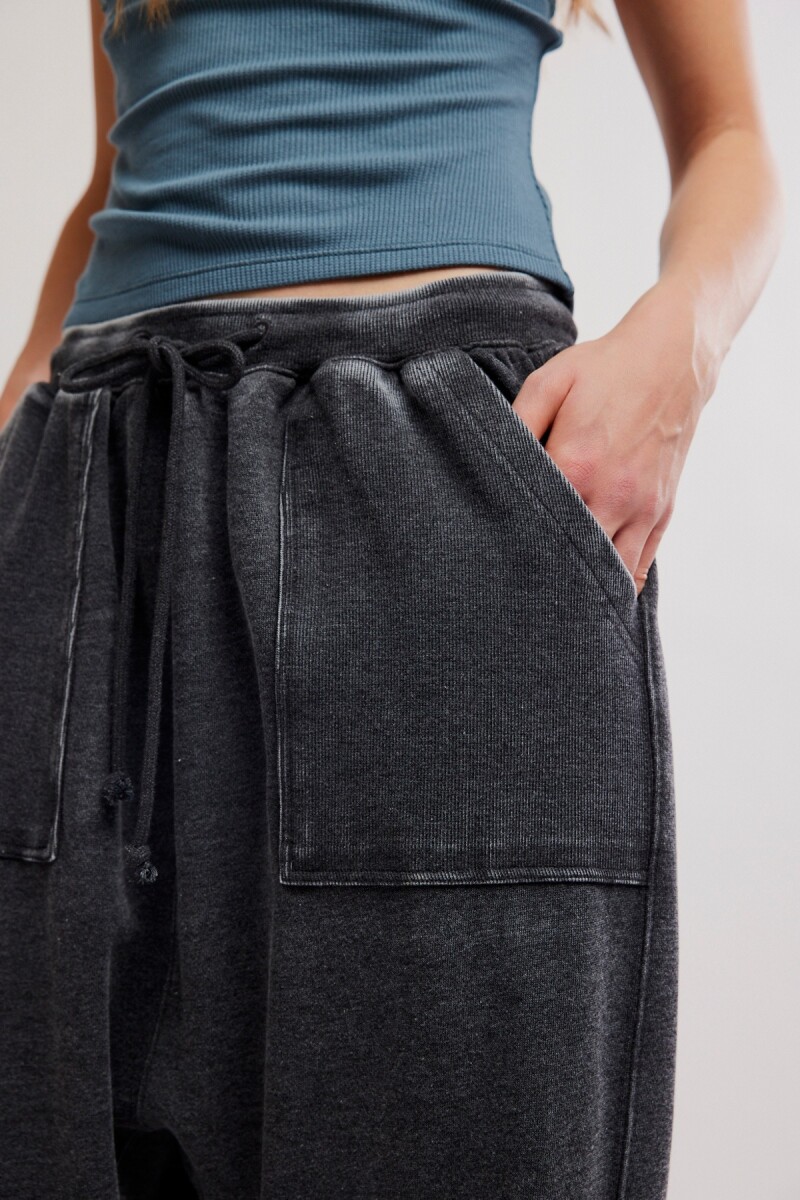 PANTALON HAREM SLOW IT DOWN Negro