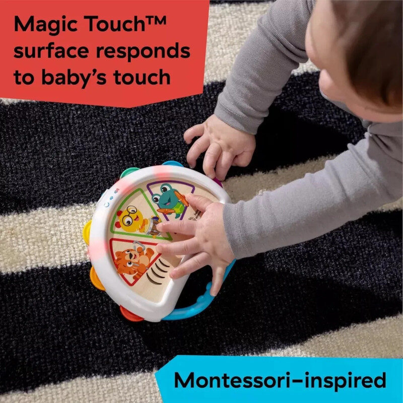 Baby Einstein + Hape Tambor Mágico Tap & Shake Magic Touch Baby Einstein + Hape Tambor Mágico Tap & Shake Magic Touch