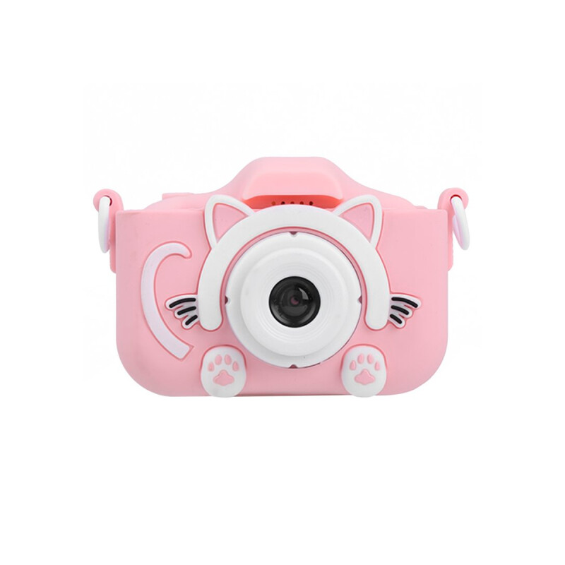 Cámara para niños X5s diseño gato color rosa Cámara Para Niños X5s Diseño Gato Color Rosa