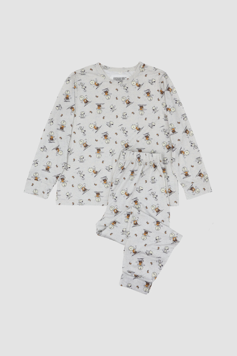 Pijama goodness & grief Gris claro