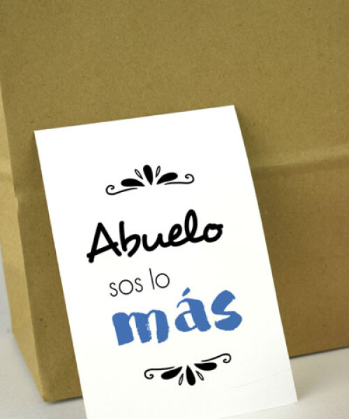 Tarjeta abuelos 10x15. DISEÑO 6