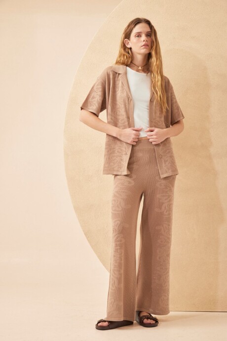 PANTALON PALM TOSTADO