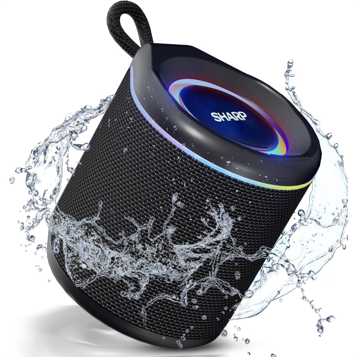 Parlante Portátil Sharp Bt190 Batería Bluetooth - NEGRO 