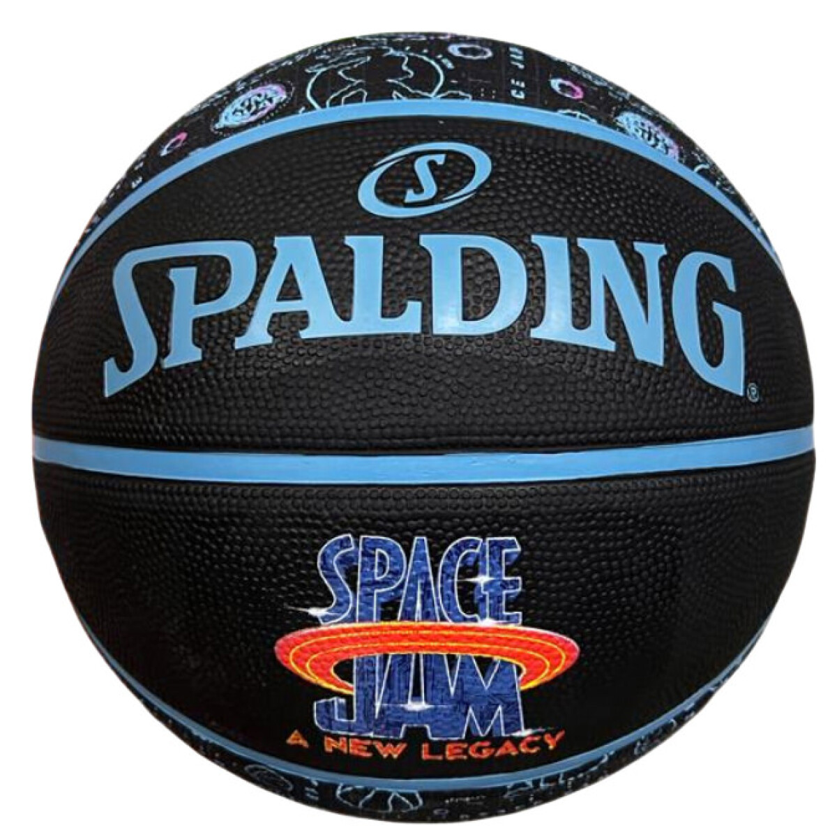 Pelota Spalding Space Jam - Negro - Azul 