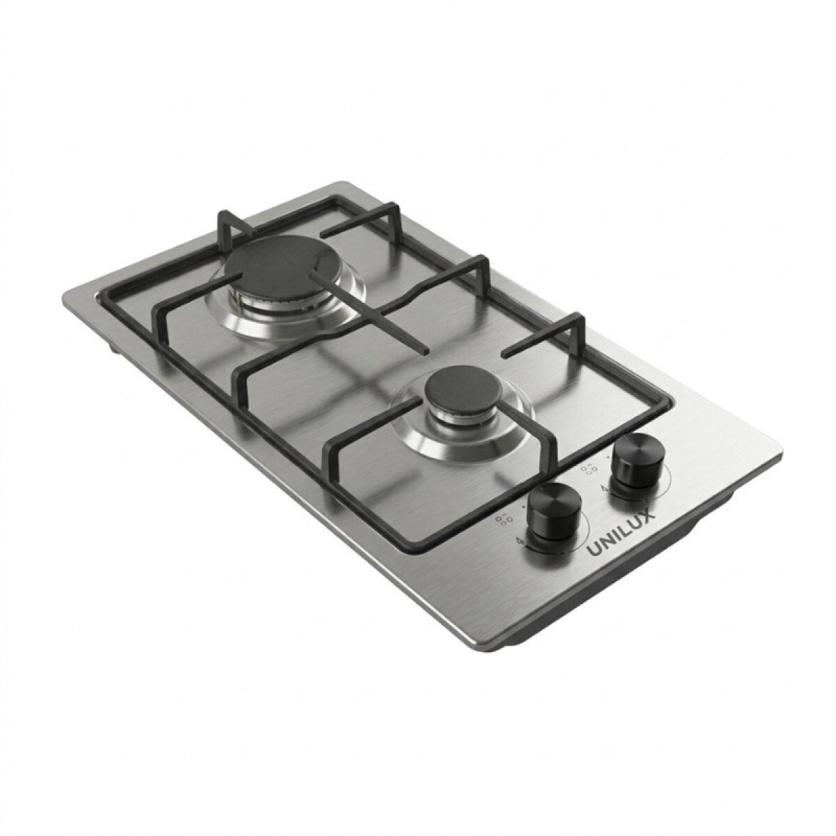 Anafe A Gas Vulcano Duo 2 Hornallas Acero Inoxidable 