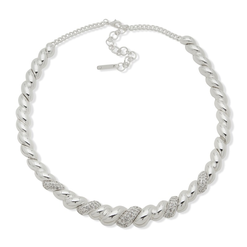Nk 17In Twisted Collar Crystal