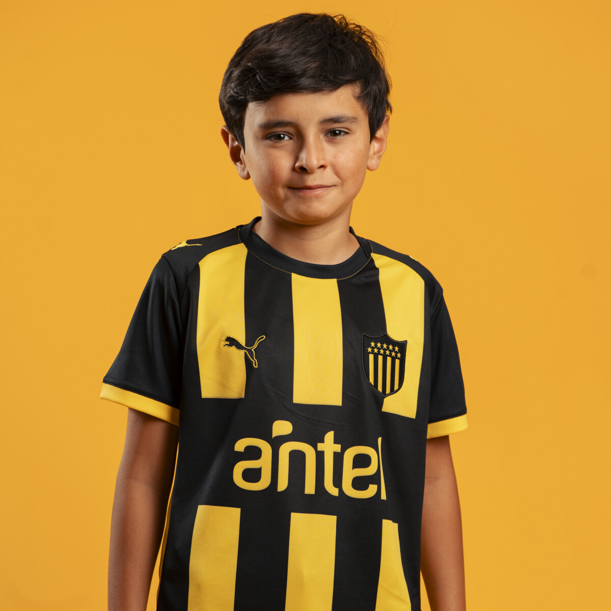 Peñarol Home Jersey Jr.26 78755805 - Amarillo/Negro 