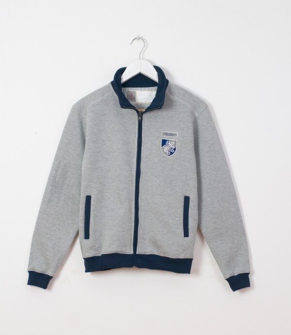 Campera deportiva The Anglo School Gris