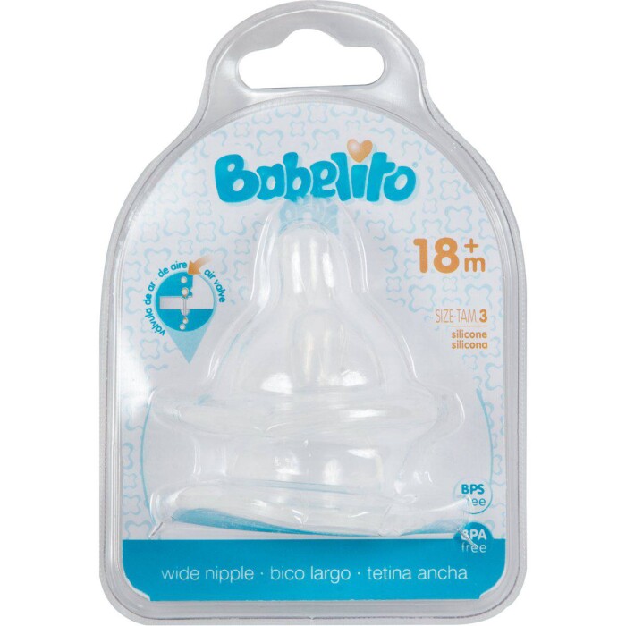 BABELITO TETINA N°3 BOCA ANCHA BISTER X2 única