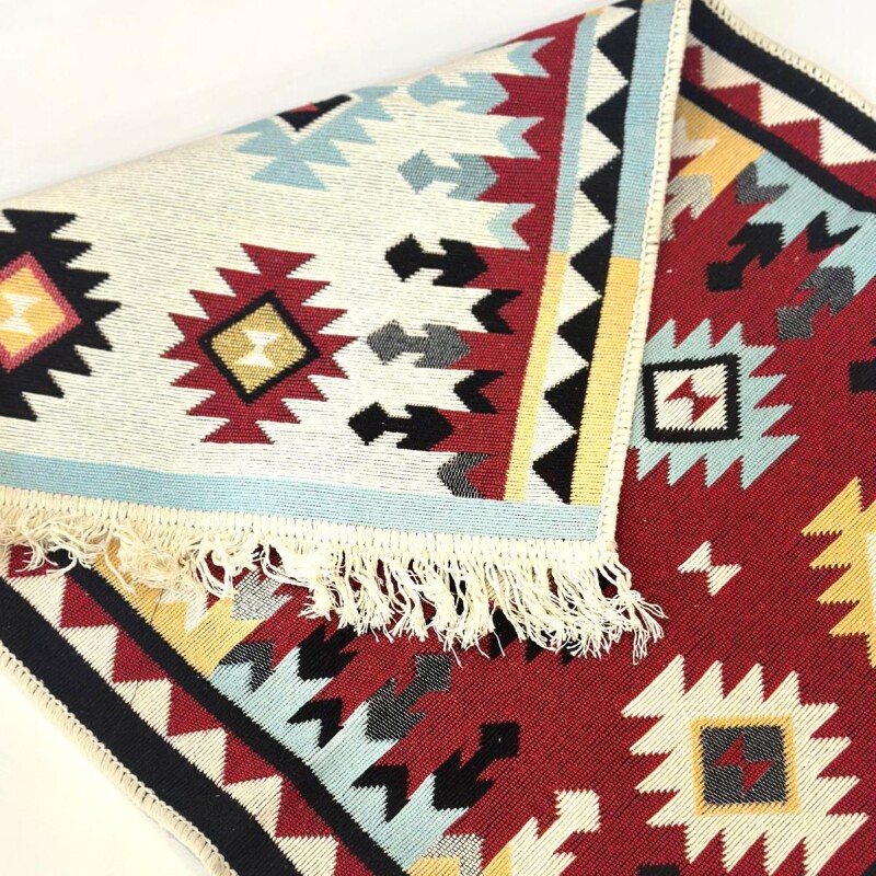 Alfombra boho 90x60 cm 11 Alfombra boho 90x60 cm 11