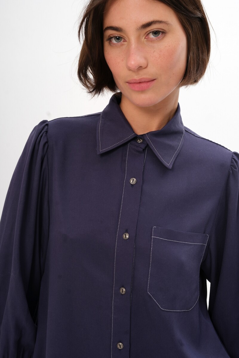 Camisa Twist Azul