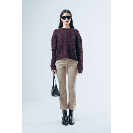 Sweater Kinaly Bordeaux