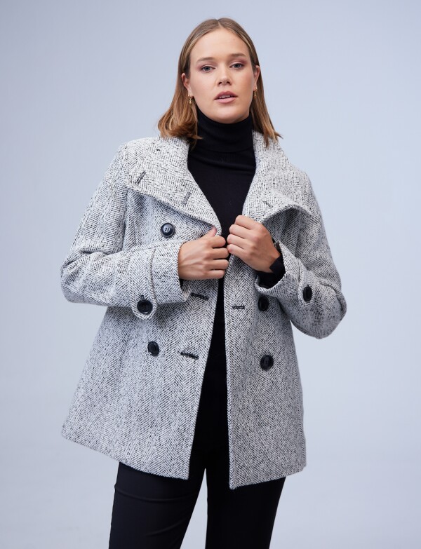 Tapado Lana BLANCO/NEGRO