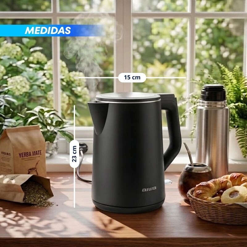 JARRA ELÉCTRICA 1,5L AIWA Jarra Eléctrica 1,5l Aiwa
