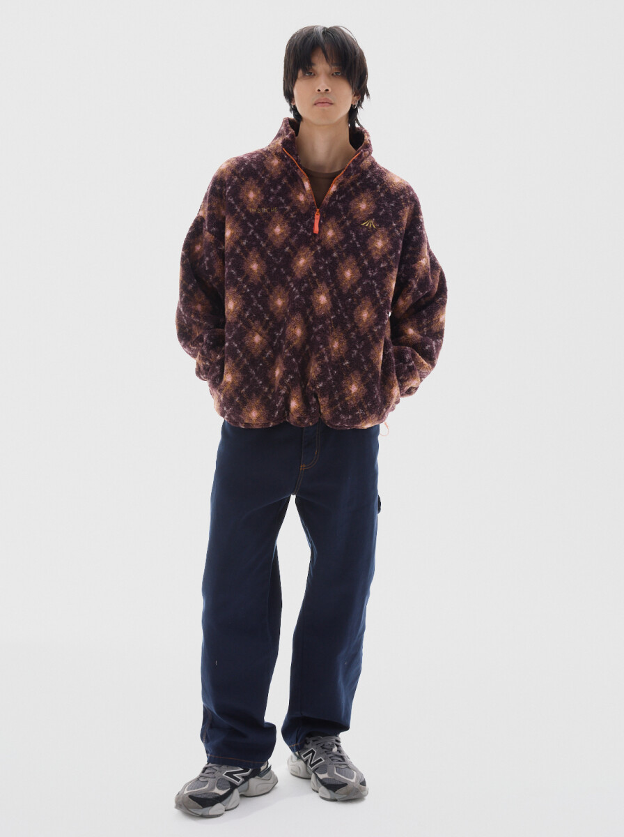 Buzo Boy Print - Bordeaux 