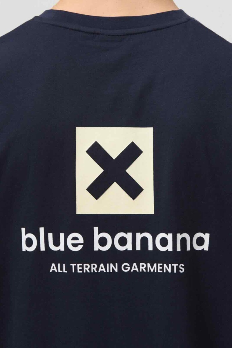 Remera Core Blue Banana Navy