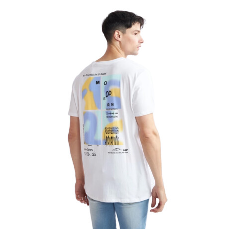 Remera de Hombre N+ Suez Blanco