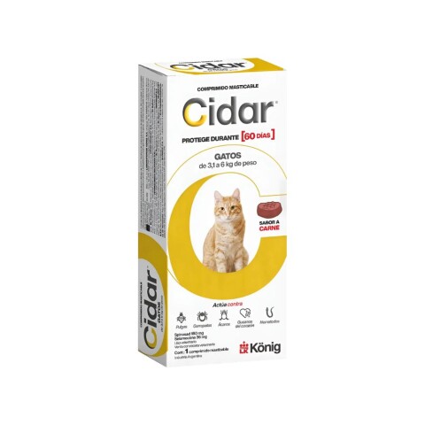 Cidar Gatos 3,1 a 6 Kg Cidar Gatos 3,1 a 6 Kg