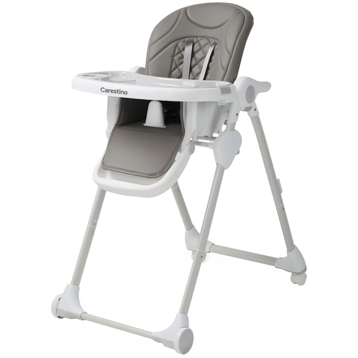 Silla de Comer para Bebés Carestino Petra Ajustable - Gris Oscuro 