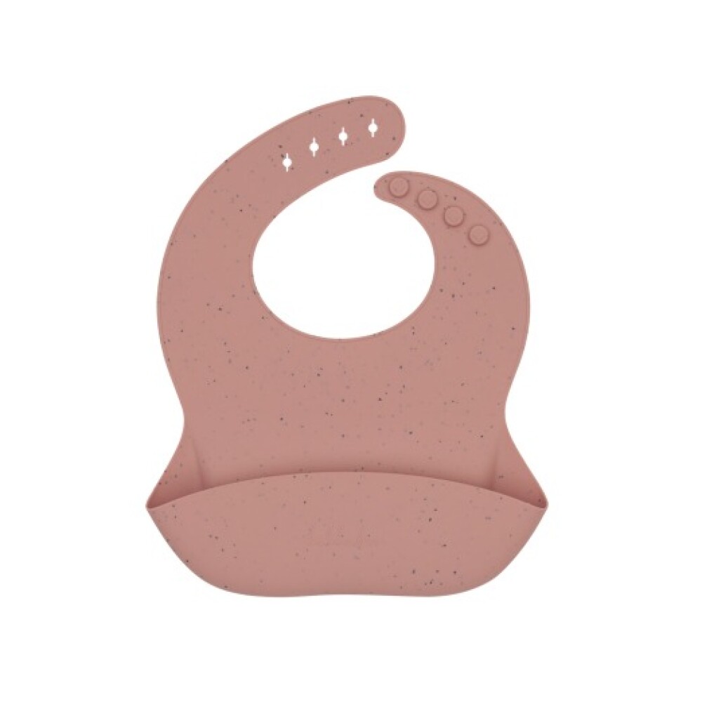 Babero Silicona Platinum Kikkaboo Rosa