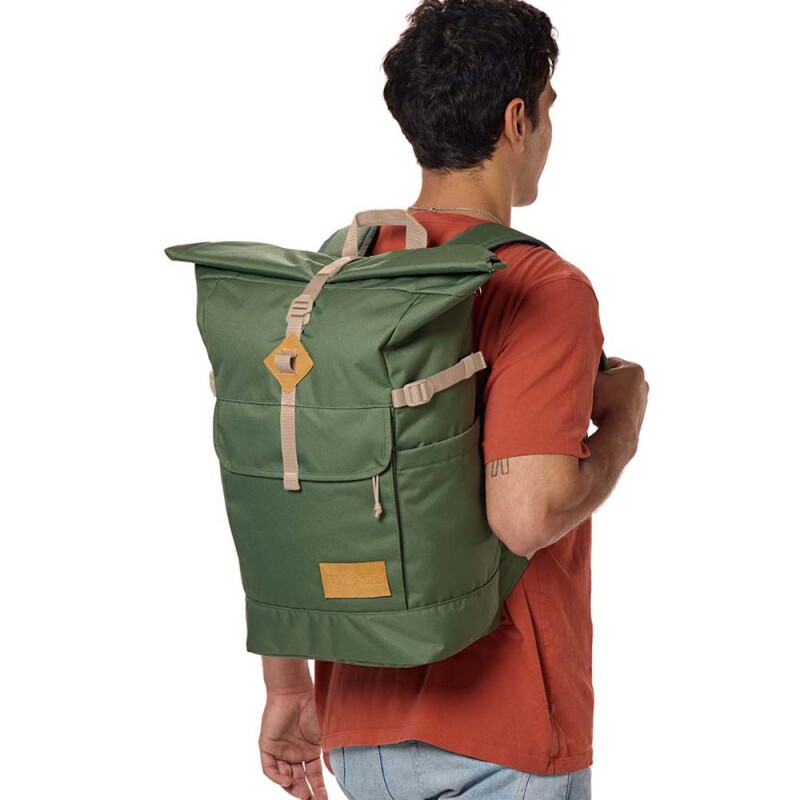 Mochila Portalaptop Hatchet Rolltop Cargo Green
