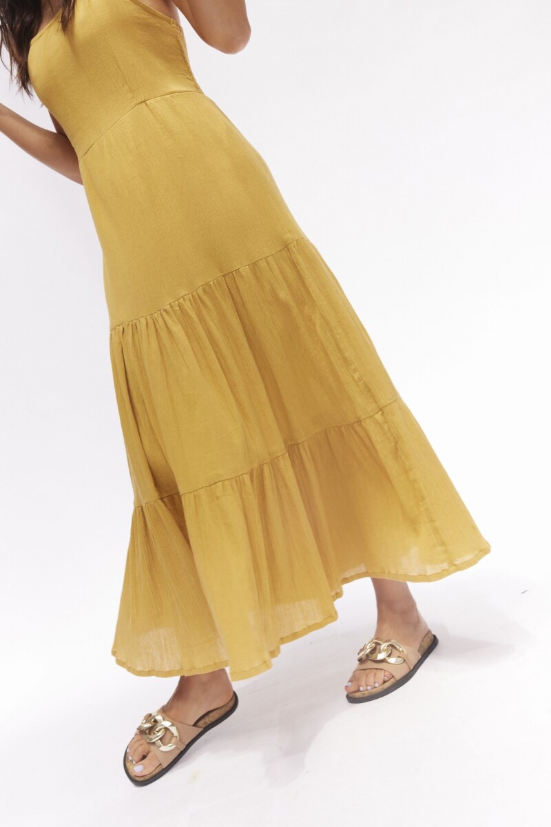 Vestido Elio Mostaza