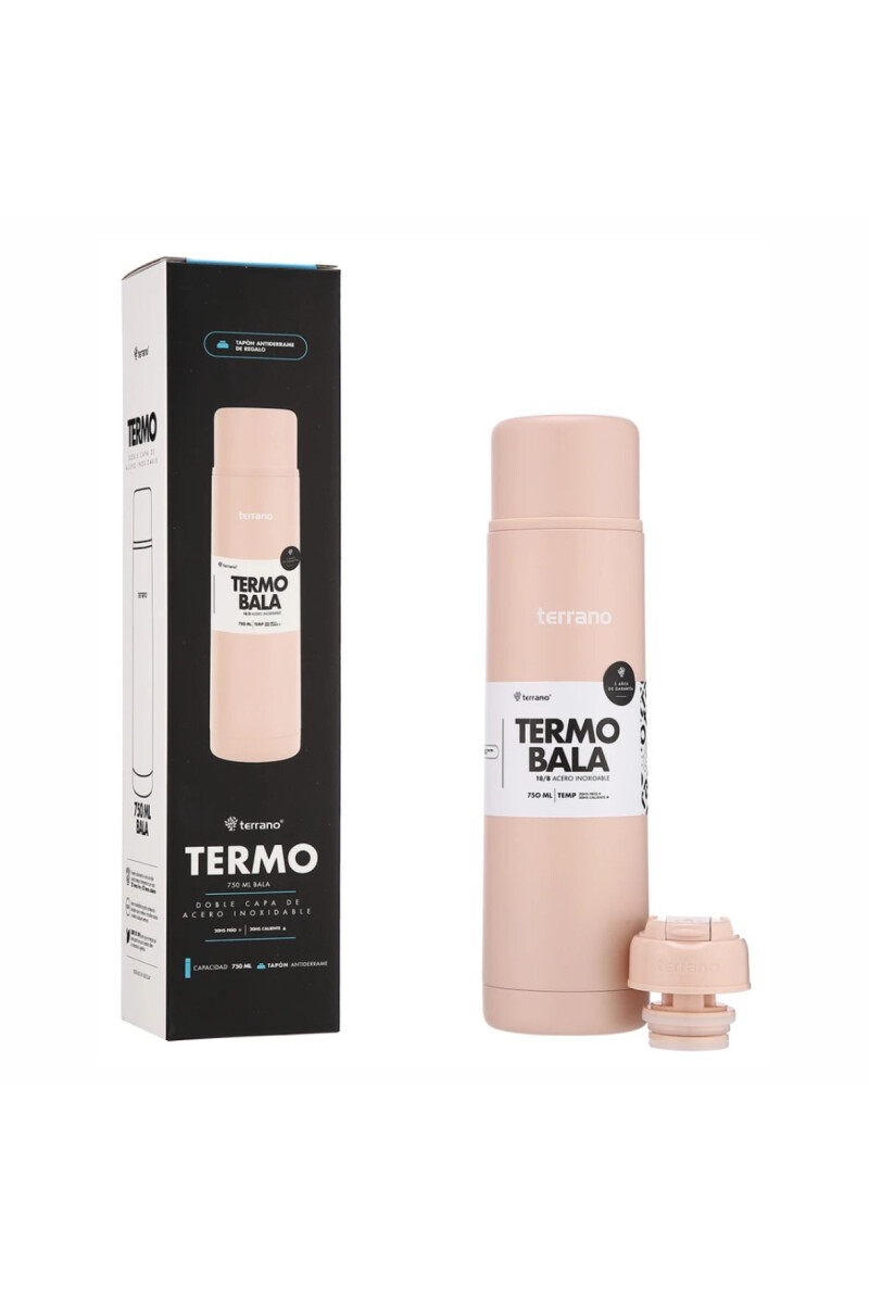 TERMO TERRANO BALA 750ML ROSADO