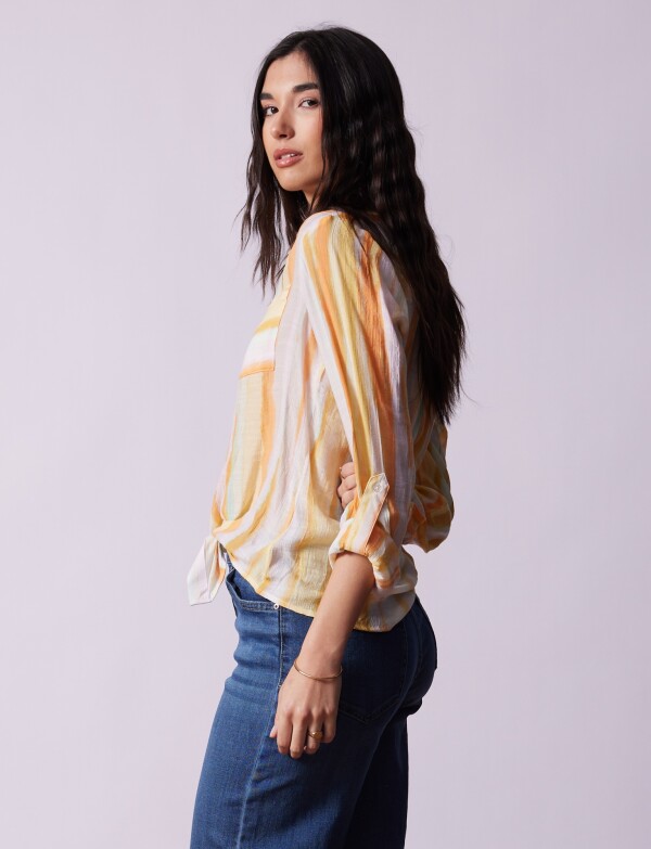 Blusa Spring MULTI/ANARANJADO