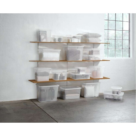 Caja BASIC BOX 31L con tapa Transparente