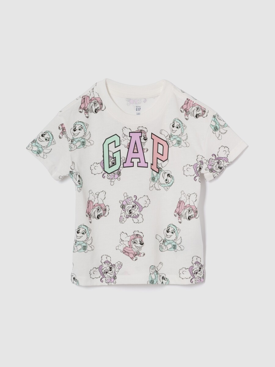 Remera Pàw Patrol Toddler Niña - New Off White 
